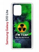 Чехол-накладка Samsung Galaxy S10 Lite Kruche Print Toxic