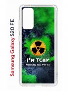 Чехол-накладка Samsung Galaxy S20 FE Kruche Print Toxic