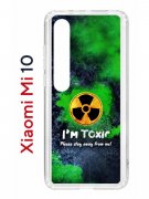 Чехол-накладка Xiaomi Mi 10/Mi 10 Pro Kruche Print Toxic