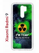 Чехол-накладка Xiaomi Redmi 9 Kruche Print Toxic