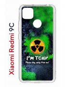 Чехол-накладка Xiaomi Redmi 9C Kruche Print Toxic