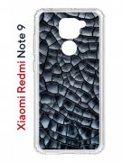 Чехол-накладка Xiaomi Redmi Note 9  (588931) Kruche PRINT Cracks