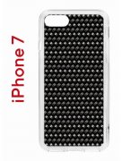 Чехол-накладка Apple iPhone 7 (580667) Kruche PRINT Карбон