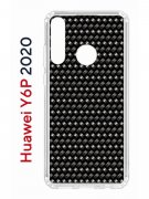 Чехол-накладка Huawei Y6p 2020 Kruche Print Карбон