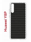 Чехол-накладка Huawei Y8P (588945) Kruche PRINT Карбон
