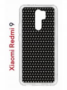 Чехол-накладка Xiaomi Redmi 9 (588934) Kruche PRINT Карбон