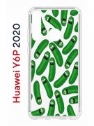 Чехол-накладка Huawei Y6p 2020 Kruche Print Огурчик Рик