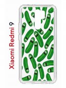 Чехол-накладка Xiaomi Redmi 9 (588934) Kruche PRINT Огурчик Рик