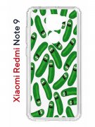 Чехол-накладка Xiaomi Redmi Note 9 Kruche Print Огурчик Рик