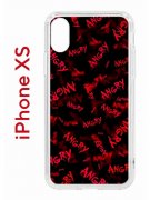 Чехол-накладка Apple iPhone XS (580677) Kruche PRINT Angry