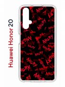 Чехол-накладка Huawei Honor 20/Nova 5T Kruche Print Angry