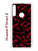 Чехол-накладка Huawei P Smart Z/Y9 Prime 2019/Honor 9X Kruche Print Angry