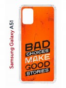 Чехол-накладка Samsung Galaxy A51 Kruche Print Good stories