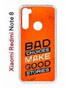Чехол-накладка Xiaomi Redmi Note 8  (580659) Kruche PRINT Good stories