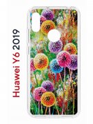 Чехол-накладка Huawei Honor 8A/Honor 8A Pro/Honor 8A Prime/Y6s 2019/Y6 2019 Kruche Print Одуванчики