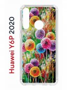 Чехол-накладка Huawei Y6p 2020 Kruche Print Одуванчики