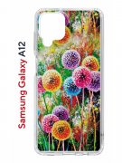 Чехол-накладка Samsung Galaxy A12 Kruche Print Одуванчики