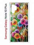 Чехол-накладка Samsung Galaxy Note 10+ Kruche Print Одуванчики