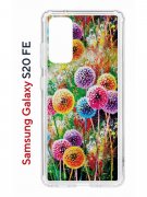 Чехол-накладка Samsung Galaxy S20 FE Kruche Print Одуванчики