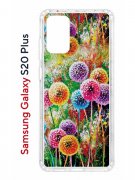 Чехол-накладка Samsung Galaxy S20 Plus (582686) Kruche PRINT Одуванчики