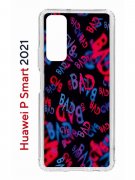 Чехол-накладка Huawei P Smart 2021 Kruche Print Bad