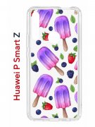 Чехол-накладка Huawei P Smart Z (588928) Kruche PRINT Ice Cream