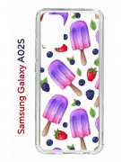 Чехол-накладка Samsung Galaxy A02s Kruche Print Ice Cream