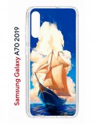 Чехол-накладка Samsung Galaxy A70 2019 (580673) Kruche PRINT Парусник
