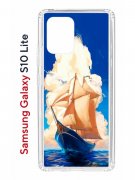 Чехол-накладка Samsung Galaxy S10 Lite (582683) Kruche PRINT Парусник