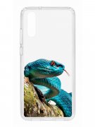 Чехол-накладка Huawei P20 (583848) Kruche PRINT Змея