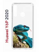 Чехол-накладка Huawei Y6p 2020 Kruche Print Змея
