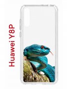 Чехол-накладка Huawei Y8P/Honor 30i/Huawei P Smart S 2020 Kruche Print Змея