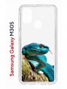Чехол-накладка Samsung Galaxy M30S (583855) Kruche PRINT Змея