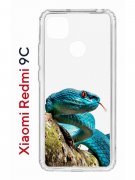 Чехол-накладка Xiaomi Redmi 9C Kruche Print Змея