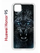 Чехол-накладка Huawei Honor 9S/Huawei Y5p Kruche Print Дикий леопард