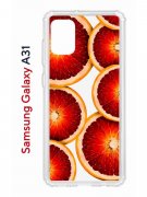 Чехол-накладка Samsung Galaxy A31 Kruche Print Orange