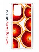Чехол-накладка Samsung Galaxy S10 Lite (582683) Kruche PRINT Orange
