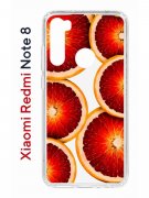 Чехол-накладка Xiaomi Redmi Note 8  (580659) Kruche PRINT Orange