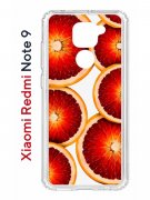 Чехол-накладка Xiaomi Redmi Note 9 Kruche Print Orange