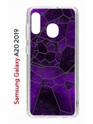 Чехол-накладка Samsung Galaxy A20 2019 (580663) Kruche PRINT Витраж