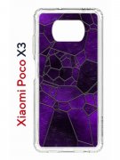 Чехол-накладка Xiaomi Poco X3/Poco X3 Pro Kruche Print Витраж
