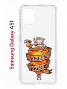 Чехол-накладка Samsung Galaxy A51 (582691) Kruche PRINT Felix Felicis