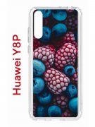 Чехол-накладка Huawei Y8P/Honor 30i/Huawei P Smart S 2020 Kruche Print Fresh berries