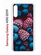 Чехол-накладка Samsung Galaxy A50 2019 Kruche Print Fresh berries
