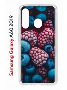 Чехол-накладка Samsung Galaxy A60 2019 (583859) Kruche PRINT Fresh berries