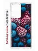 Чехол-накладка Samsung Galaxy Note 20 Ultra (588944) Kruche PRINT Fresh berries
