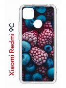 Чехол-накладка Xiaomi Redmi 9C Kruche Print Fresh berries