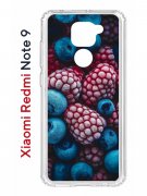 Чехол-накладка Xiaomi Redmi Note 9  Kruche Print Fresh berries