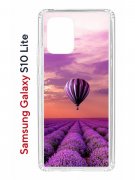 Чехол-накладка Samsung Galaxy S10 Lite (582683) Kruche PRINT Лавандовый рай