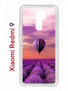 Чехол-накладка Xiaomi Redmi 9 Kruche Print Лавандовый рай